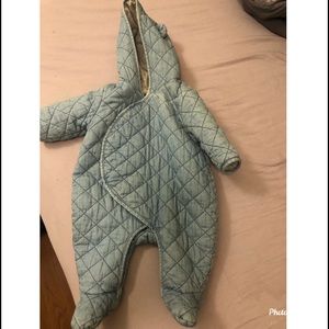 Baby gap jean Snow suit Size 0-3 in great condition